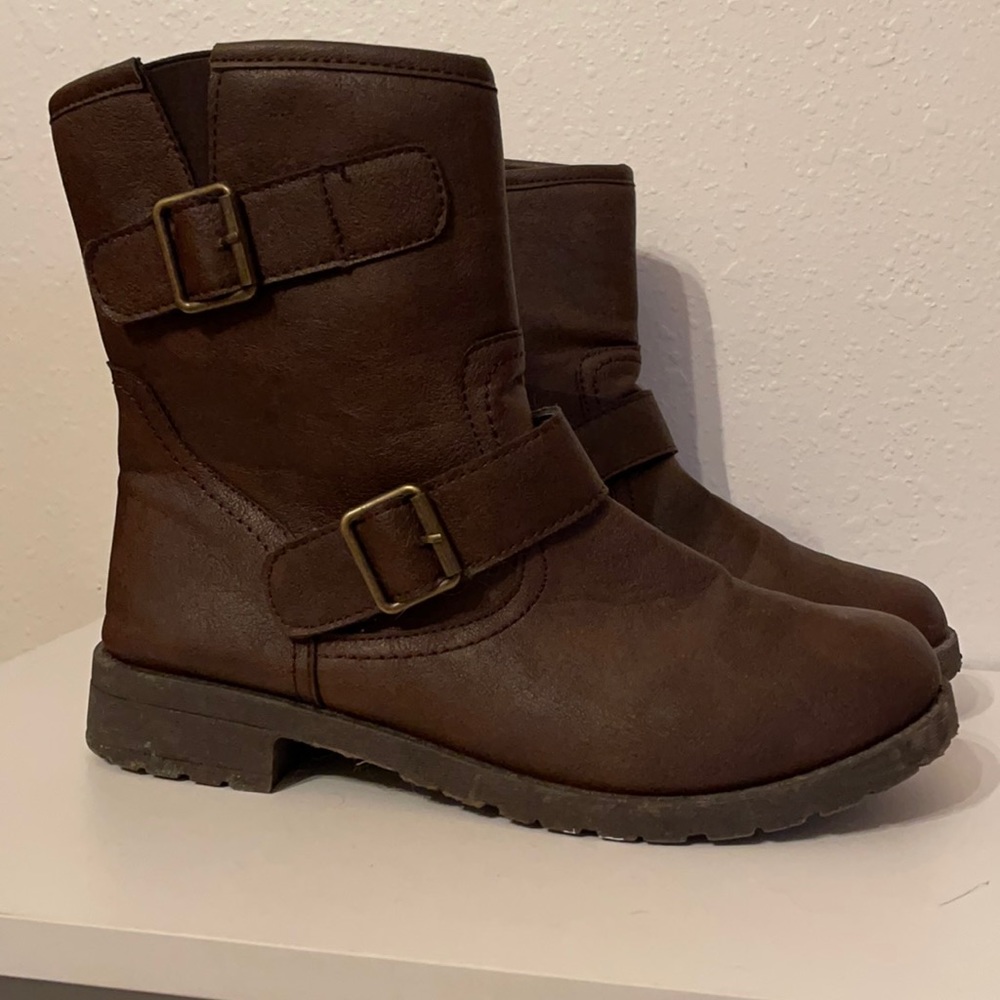 Bamboo ankle Boots- Brown- Sz 8.5 womens
